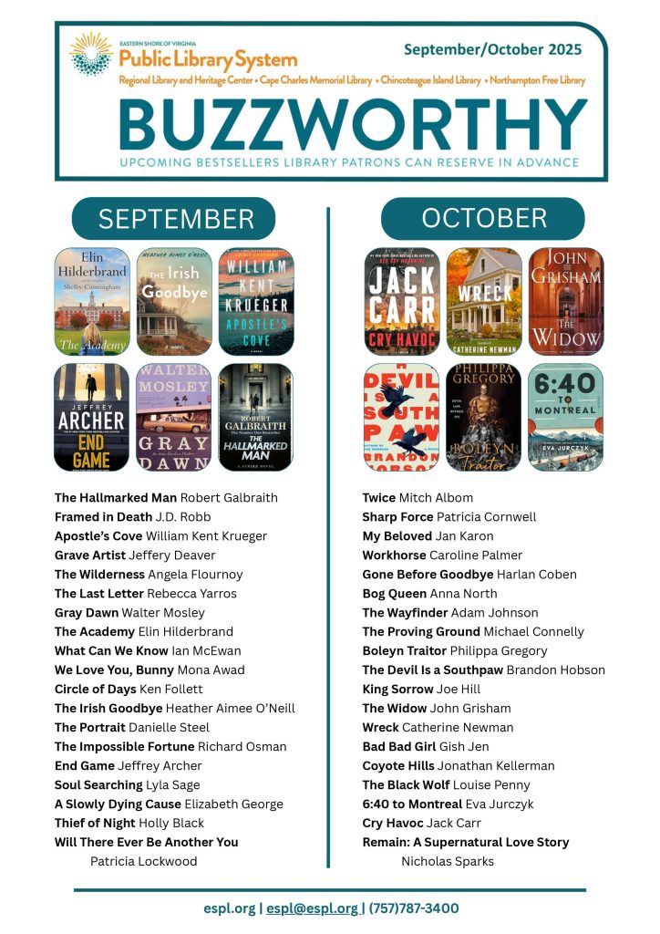 A list of upcoming bestsellers publishing in September and October 2025. Included are twelve images of selected book covers.